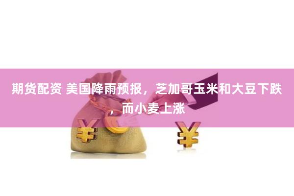 期货配资 美国降雨预报，芝加哥玉米和大豆下跌，而小麦上涨