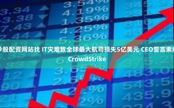 炒股配资网站找 IT灾难致全球最大航司损失5亿美元 CEO誓言索赔CrowdStrike